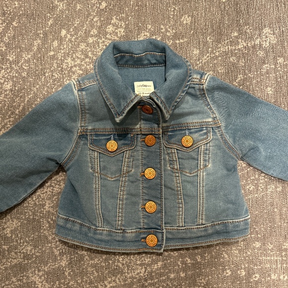 GAP Jackets & Coats Like New Baby Gap Denim Jacket W Copper Buttons